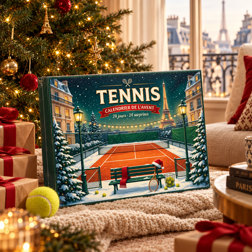 Calendrier de l'Avent tennis sous le sapin